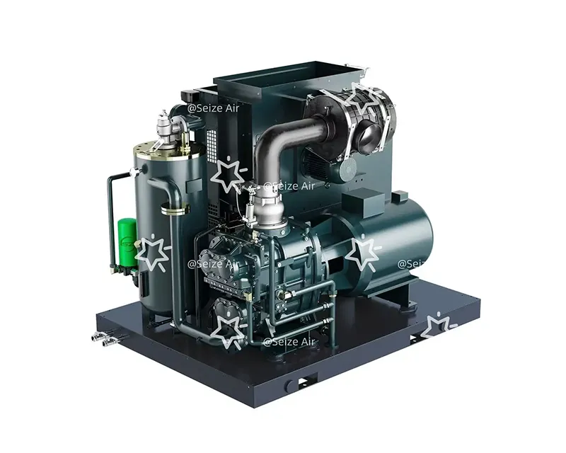 Premium High Efficiency Pm Vsd Two Stage Screw Air Compressor