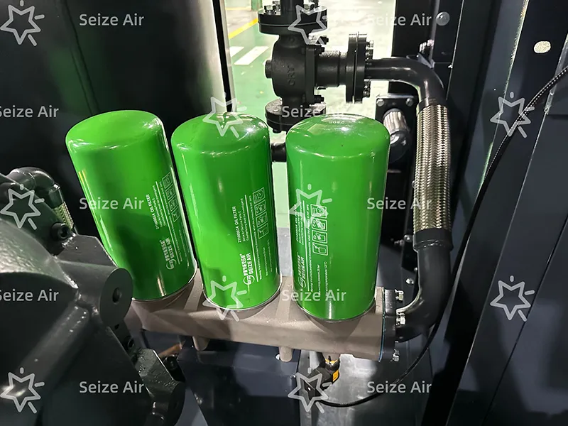Textile Industry Pm Vsd Two Stage Screw Air Compressor